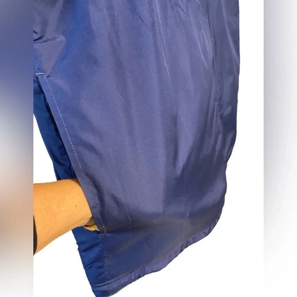 Men’s Adidas Reversible Full Zip Hooded Vest Blue - Picture 5 of 9